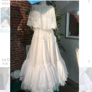 Victorian Edwardian summer wedding dress